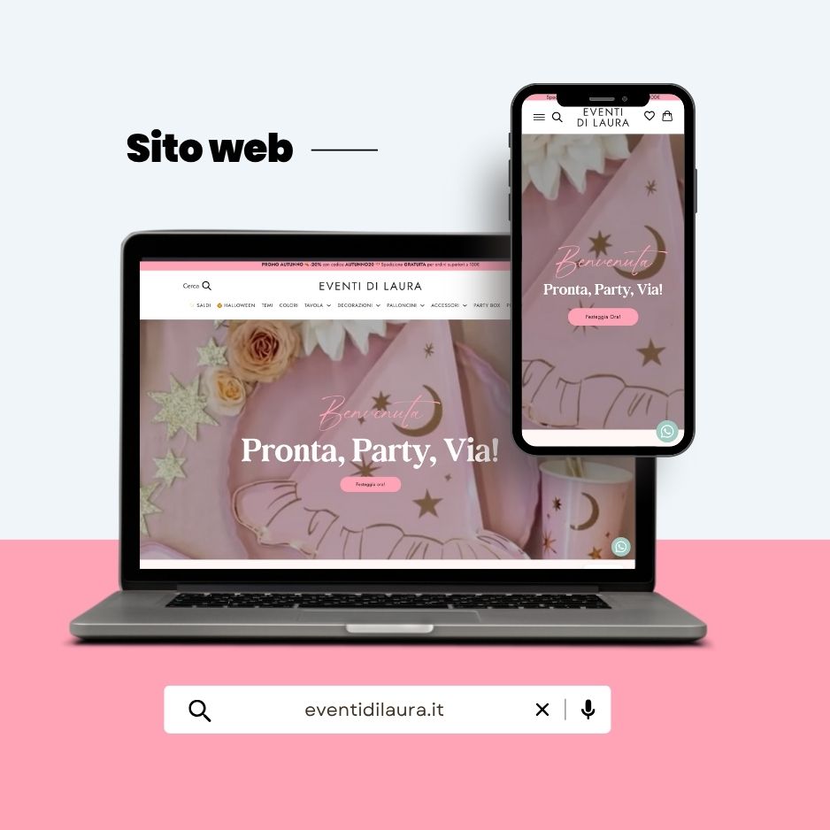 Creazione e commerce Eventidilaura 1