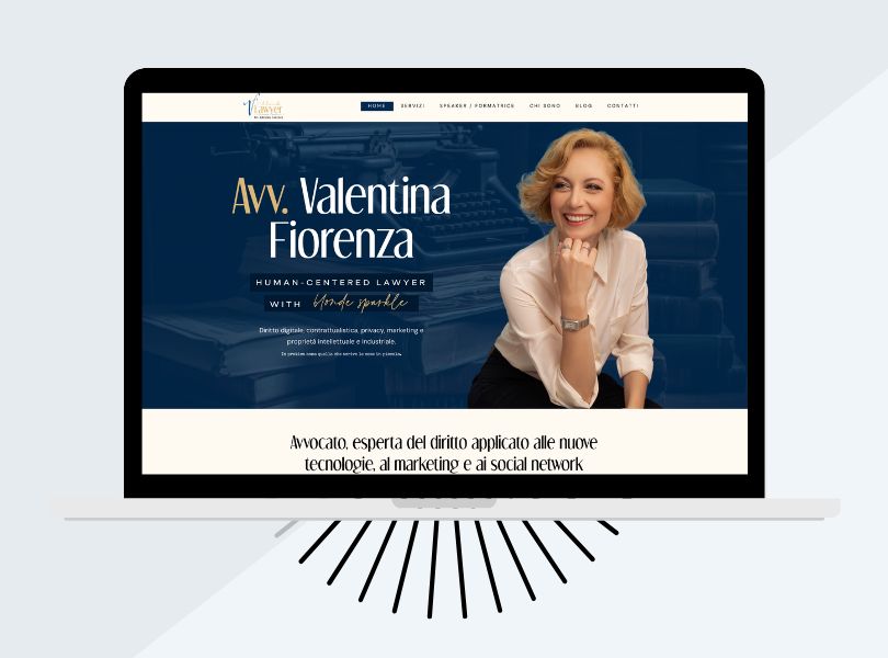 Sito web avvocato Valentina Fiorenza TheBlondLawyer